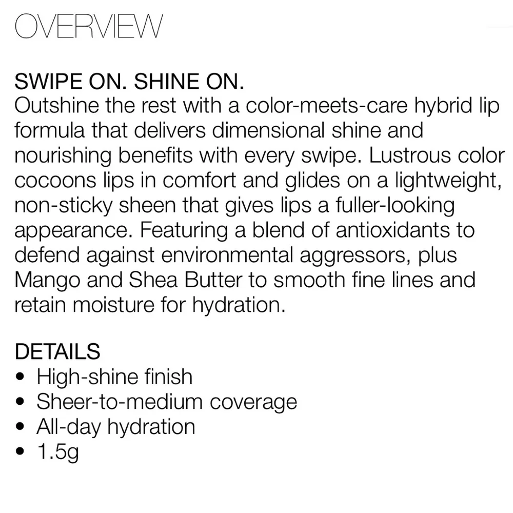 NARS Afterglow Sensual Shine Lipstick Hot Rush